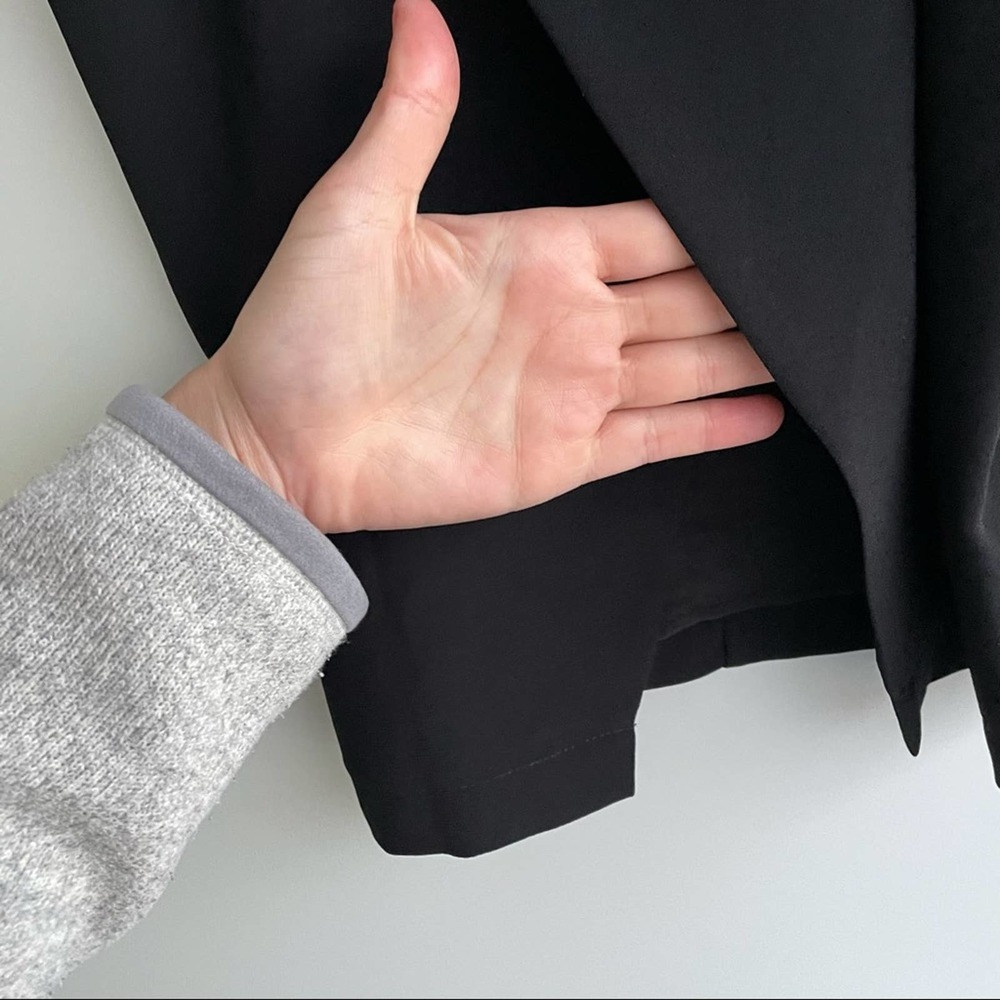 LULUS black sleeveless crossover open back classic crop basic top - Picture 7 of 8